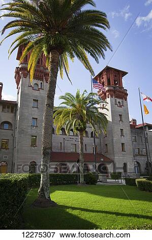 The old Alcazar Hotel which now houses City Hall offices and the Lightner Museum; St. Augustine, Florida, United States of America View Large Photo Image Stock Photo - The old Alcazar Hotel which now houses City Hall offices and the Lightner Museum; St. Augustine, Florida, United States of America. Fotosearch