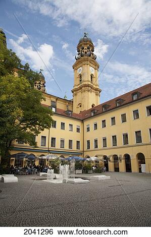 Theatiner Church, Munich, Bavaria, Germany View Large Photo Image Stock Photograph - Theatiner Church, Munich, Bavaria, Germany. Fotosearch