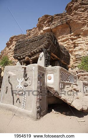 Stock Photo - Toguna (House of words), Irelli, Mali. Fotosearch
