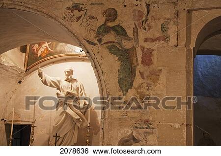 Stock Photograph - Tomb Galleries St Paul's Church, Rabat, Malta. Fotosearch