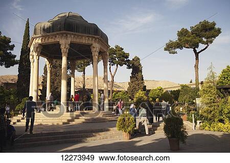 Stock Photo - Tomb of Hafez; Shiraz, Iran. Fotosearch