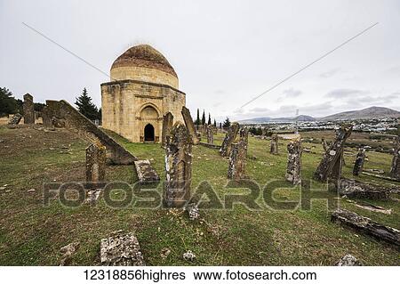 Tombs of the Shirvan Dynasty at the cemetery; Shamakhi, Azerbaijan View Large Photo Image Stock Photograph - Tombs of the Shirvan Dynasty at the cemetery; Shamakhi, Azerbaijan. Fotosearch