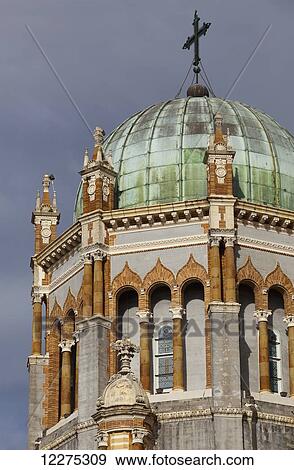 Tower and copper dome of Memorial Presbyterian Church; St. Augustine, Florida, United States of America View Large Photo Image Stock Photo - Tower and copper dome of Memorial Presbyterian Church; St. Augustine, Florida, United States of America. Fotosearch