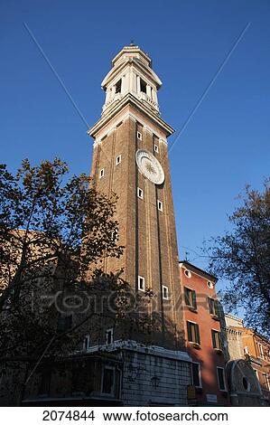 Picture - Tower On The Campo Santi Apostoli, Venice, Italy. Fotosearch