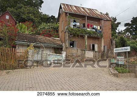 Traditional House In Ambohimanga, Antananarivo Province, Madagascar View Large Photo Image Stock Photography - Traditional House In Ambohimanga, Antananarivo Province, Madagascar. Fotosearch