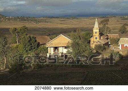 Stock Image - Tritiva, Antananarivo Province, Madagascar. Fotosearch