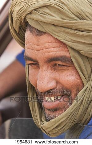 Stock Image - Tuareg man, Nibka Mohammed, Mali. Fotosearch