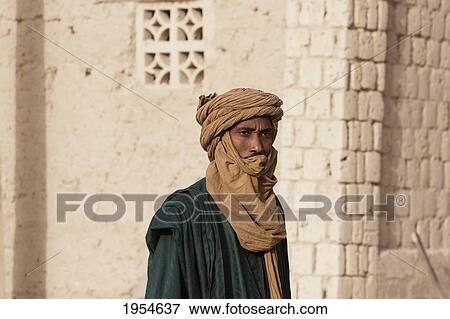 Stock Photo - Tuareg man, Timbuktu, Mali. Fotosearch