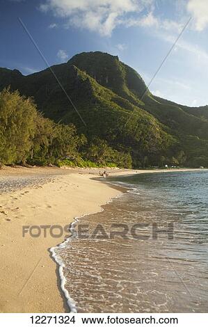 Tunnels Beach; Haena, Kauai, Hawaii, United States of America View Large Photo Image Picture - Tunnels Beach; Haena, Kauai, Hawaii, United States of America. Fotosearch