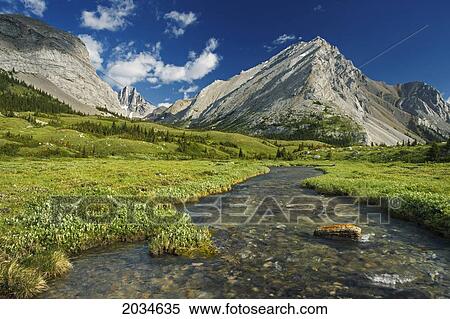 Upper Elbow River And Tombstone Mountain, Big Elbow Trail, Kananaskis Country, Alberta View Large Photo Image Stock Photography - Upper Elbow River And Tombstone Mountain, Big Elbow Trail, Kananaskis Country, Alberta. Fotosearch