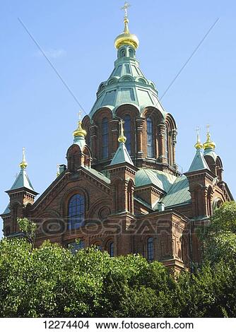 Uspenski Cathedral; Helsinki, Finland View Large Photo Image Picture - Uspenski Cathedral; Helsinki, Finland. Fotosearch