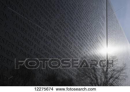 Picture - Vietnam Veterans Memorial; Washington, District of Columbia, United States of America. Fotosearch