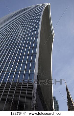 Walkie Talkie building, 20 Fenchurch Street, designed by Rafael Vinoly; London, England View Large Photo Image Stock Image - Walkie Talkie building, 20 Fenchurch Street, designed by Rafael Vinoly; London, England. Fotosearch
