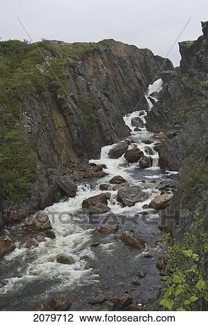 Waterfall Of Riviere Brador Ouest (Brador West River), Southern Labrador, Quebec, Canada View Large Photo Image Stock Image - Waterfall Of Riviere Brador Ouest (Brador West River), Southern Labrador, Quebec, Canada. Fotosearch