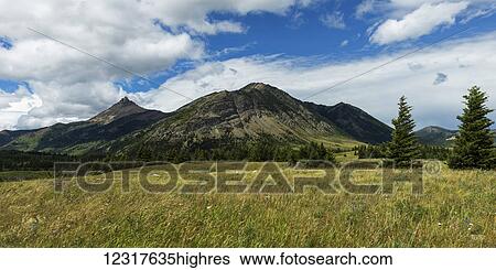 Stock Photograph - Waterton Lakes National Park; Alberta, Canada. Fotosearch