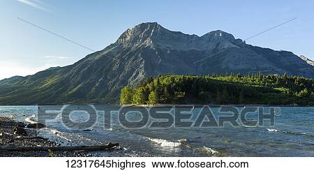 Stock Photograph - Waterton Lakes National Park; Alberta, Canada. Fotosearch