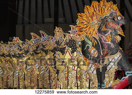 Wayang Kulit shadow puppets, Yogyakarta, Java Island, Indonesia View Large Photo Image Stock Photo - Wayang Kulit shadow puppets, Yogyakarta, Java Island, Indonesia. Fotosearch