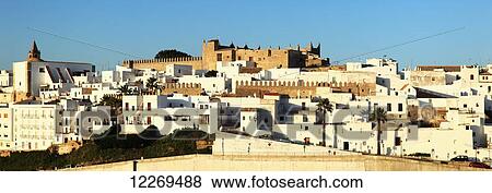 White buildings and castle; Vejer de la Frontera, Andalusia, Spain View Large Photo Image Stock Photo - White buildings and castle; Vejer de la Frontera, Andalusia, Spain. Fotosearch