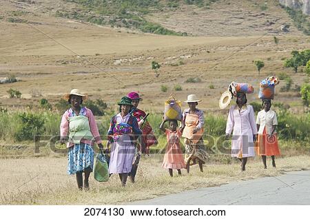 Women On The Road Near Ambalavao, Fianarantsoa Province, Madagascar View Large Photo Image Stock Image - Women On The Road Near Ambalavao, Fianarantsoa Province, Madagascar. Fotosearch