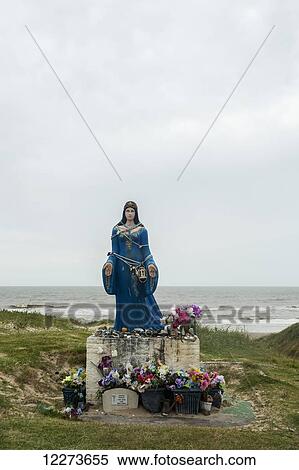 Stock Photography - Yemoja or Yemanja, Queen of the Ocean, in Santa Vitoria do Palmar; Rio Grande do Sul, Brazil. Fotosearch