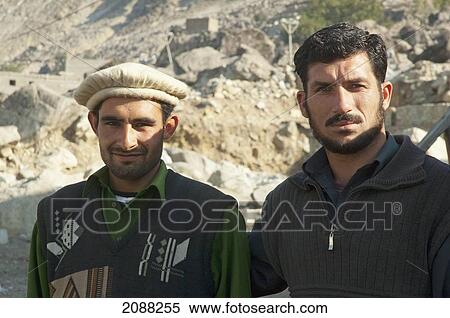 Stock Photography - Young Men, Dasu, North-West Frontier Province, Pakistan. Fotosearch