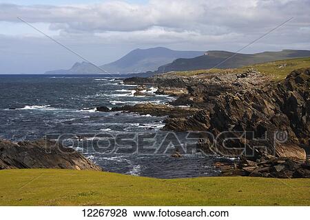Achill Island on the Wild Atlantic Way; County Mayo, Ireland View Large Photo Image Stock Photo - Achill Island on the Wild Atlantic Way; County Mayo, Ireland. Fotosearch