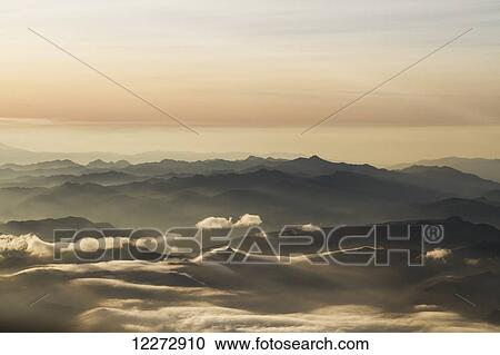 Aerial view of the Andes Mountains at dawn, Ecuador View Large Photo Image Stock Image - Aerial view of the Andes Mountains at dawn, Ecuador. Fotosearch