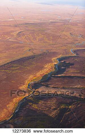 Aerial view of the Nome River and Kigluaik Mountains, North of Nome, Seward Peninsula; Alaska, United States of America View Large Photo Image Stock Photograph - Aerial view of the Nome River and Kigluaik Mountains, North of Nome, Seward Peninsula; Alaska, United States of America. Fotosearch