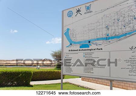 Stock Photography - Al Baleed Archaeological Park; Salalah, Dhofar, Oman. Fotosearch