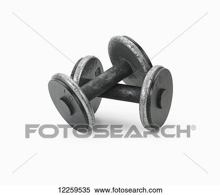 Black and silver free weights on a white background View Large Photo Image Stock Photography - Black and silver free weights on a white background. Fotosearch
