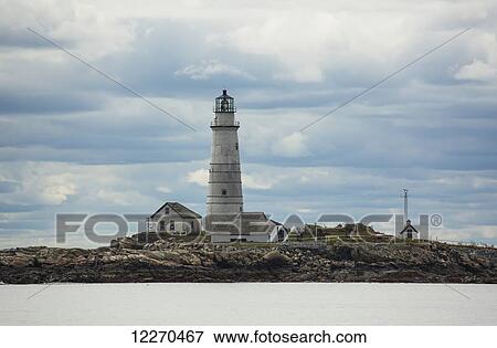 Boston light; Boston, Massachusetts, United States of America View Large Photo Image Stock Photo - Boston light; Boston, Massachusetts, United States of America. Fotosearch
