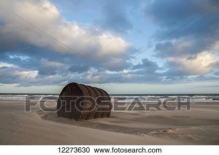 Stock Image - Casino Beach, the longest beach in the world; Rio Grande do Sul, Brazil. Fotosearch