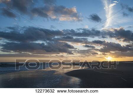 Stock Image - Casino Beach, the longest beach in the world; Rio Grande do Sul, Brazil. Fotosearch