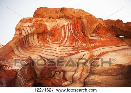 Colourful eroded sandstone; Petra, Jordan View Large Photo Image Stock Photo - Colourful eroded sandstone; Petra, Jordan. Fotosearch