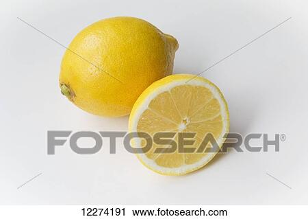 Fresh lemon on a white background; Chilliwack, British Columbia, Canada View Large Photo Image Stock Image - Fresh lemon on a white background; Chilliwack, British Columbia, Canada. Fotosearch