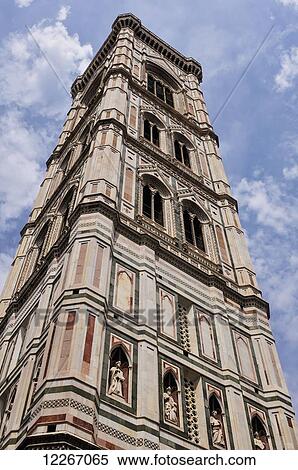Giotto's Bell Tower, Piazza del Duomo; Florence, Italy View Large Photo Image Stock Photography - Giotto's Bell Tower, Piazza del Duomo; Florence, Italy. Fotosearch