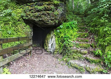 Ice Cave at Bixby State Preserve, near Edgewood; Iowa, United States of America View Large Photo Image Stock Photo - Ice Cave at Bixby State Preserve, near Edgewood; Iowa, United States of America. Fotosearch