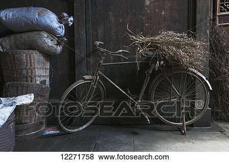 Stock Photo - Inside a local house in a small village near to Wuyuan; Jiangxi province, China. Fotosearch
