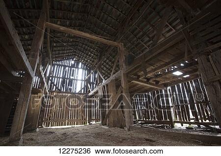 Interior of an old barn in rural south central Kentucky; Kentucky, United States of America View Large Photo Image Stock Photograph - Interior of an old barn in rural south central Kentucky; Kentucky, United States of America. Fotosearch