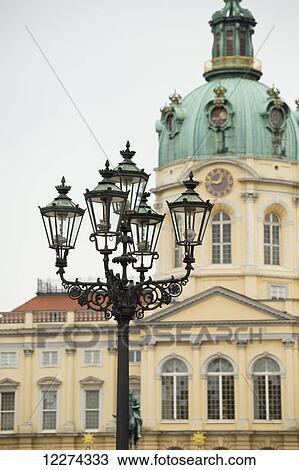Lamp post in front of Charlottenburg Palace; Berlin, Germany View Large Photo Image Stock Image - Lamp post in front of Charlottenburg Palace; Berlin, Germany. Fotosearch