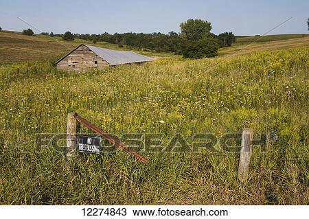 Old hog house and no Trespassing sign, near Edgewood; Iowa, United States of America View Large Photo Image Stock Image - Old hog house and no Trespassing sign, near Edgewood; Iowa, United States of America. Fotosearch