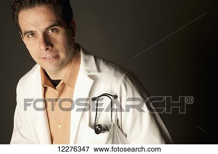 Portrait of a doctor; Edmonton, Alberta, Canada View Large Photo Image Stock Photo - Portrait of a doctor; Edmonton, Alberta, Canada. Fotosearch