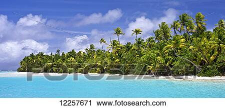 Remote island near Barefoot Island; Aitutaki, Cook Islands View Large Photo Image Stock Image - Remote island near Barefoot Island; Aitutaki, Cook Islands. Fotosearch