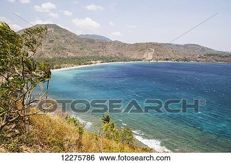 Stock Photograph - Senggigi Beach, Lombok, West Nusa Tenggara, Indonesia. Fotosearch