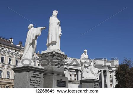 Statues at the capitol building of Ukraine; Kiev, Ukraine View Large Photo Image Stock Photography - Statues at the capitol building of Ukraine; Kiev, Ukraine. Fotosearch