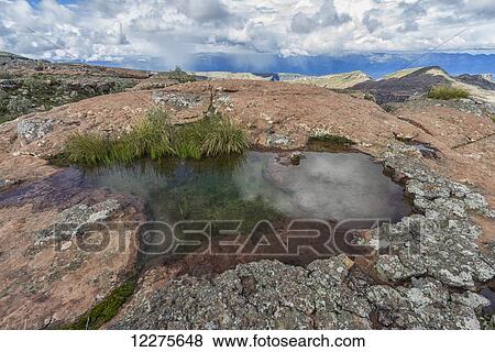 Stock Photo - The mountainous landscape of Toro Toro National Park; Bolivia. Fotosearch