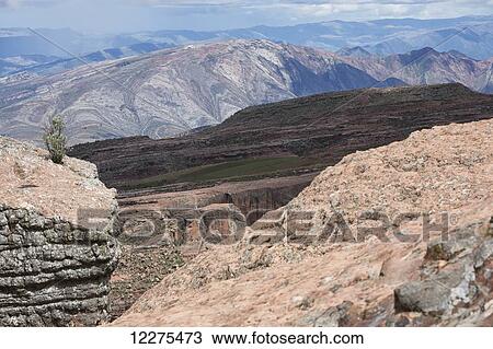 Stock Image - The rocky and wild landscape and vistas of Toro Toro National Park; Bolivia. Fotosearch