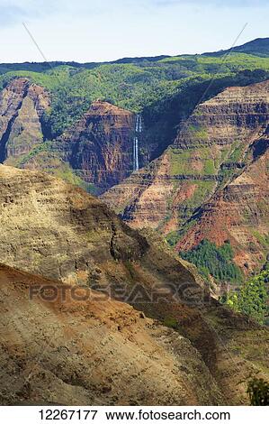 Waimea Canyon; Kauai, Hawaii, United States of America View Large Photo Image Stock Photo - Waimea Canyon; Kauai, Hawaii, United States of America. Fotosearch