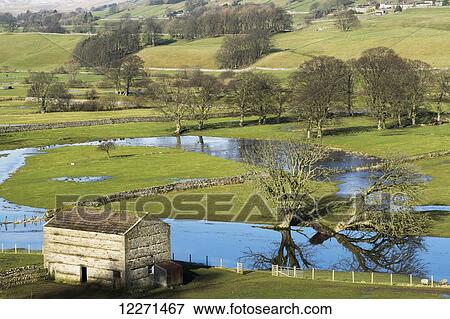 Wensleydale in winter, looking up the dale from Burtersett towards Hawes; Wensleydale, North Yorkshire, England View Large Photo Image Stock Photo - Wensleydale in winter, looking up the dale from Burtersett towards Hawes; Wensleydale, North Yorkshire, England. Fotosearch