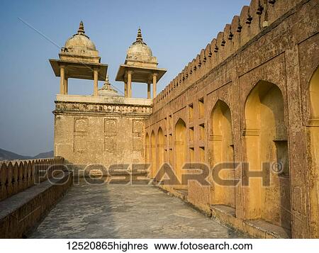 Stock Photograph - Amer Fort; Jaipur, Rajasthan, India. Fotosearch